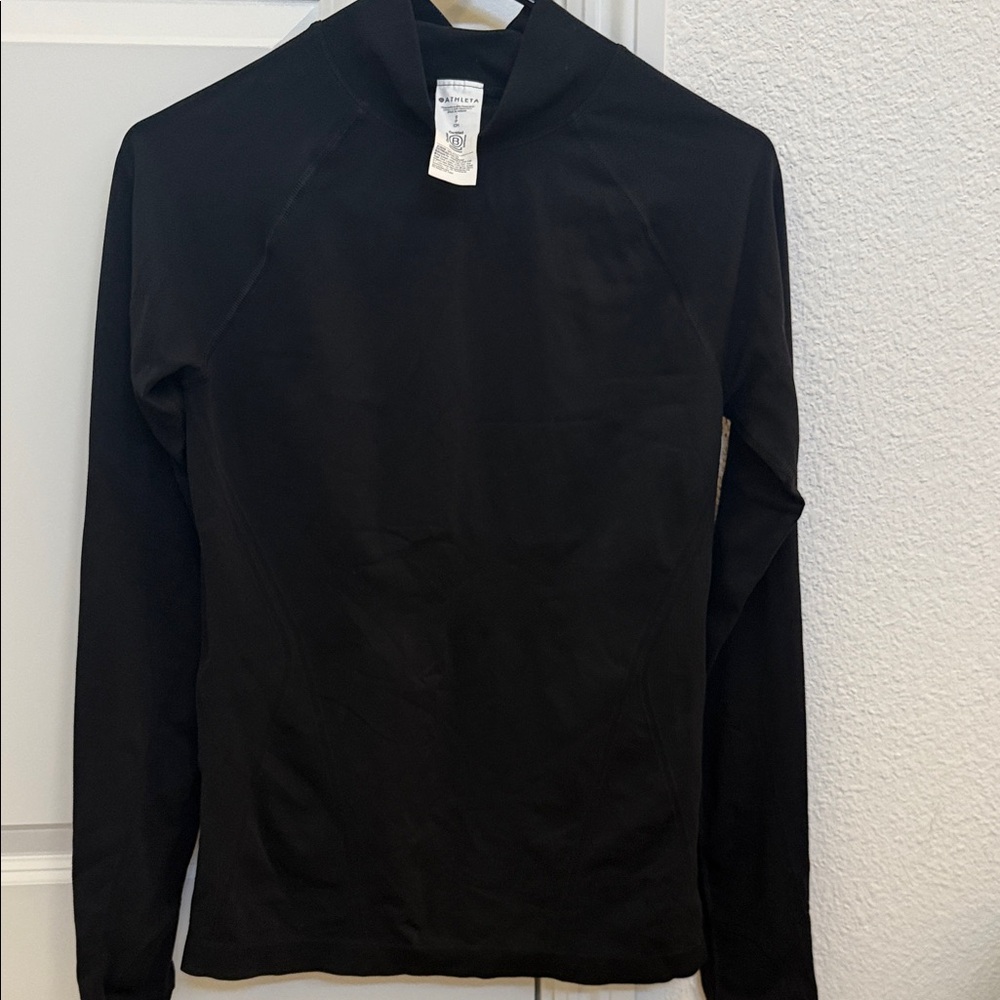 Athleta Black Long Sleeve Shirt